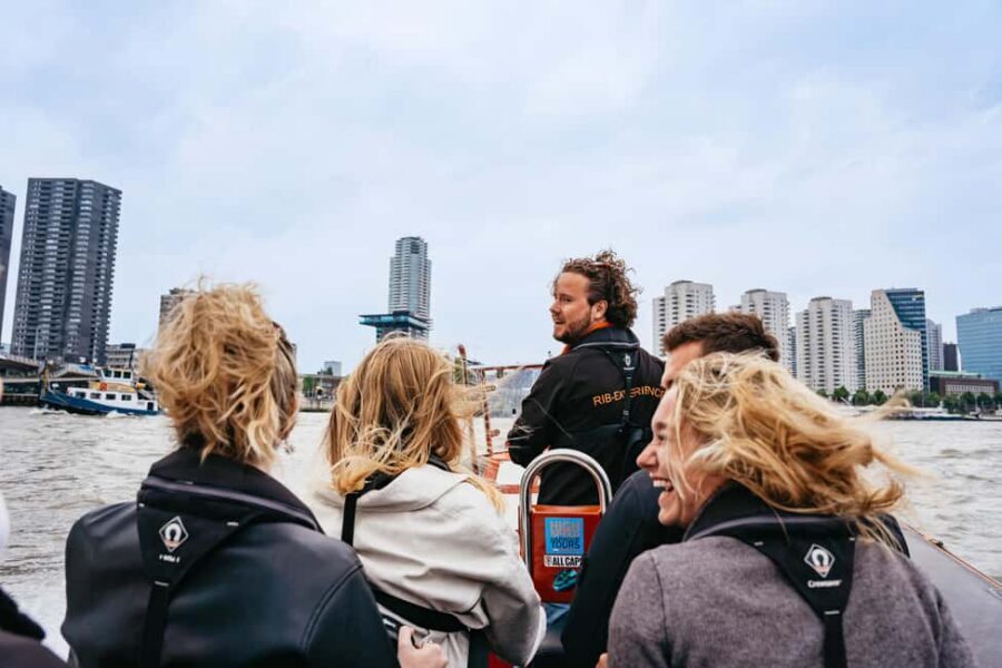 Rotterdam: RIB Speedboat Sightseeing Cruise - The Rotterdam-to-Schiedam route: more than a loop