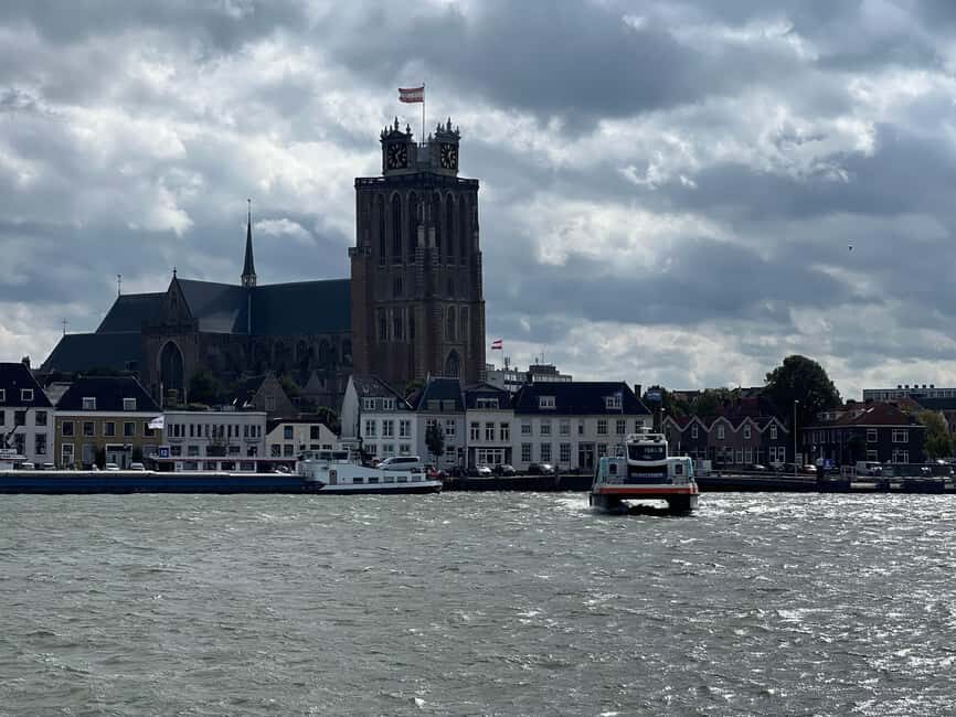 Rotterdam: Waterbus Ticket to Dordrecht and/or Kinderdijk - On board: seats, the outside deck, and bringing your bike
