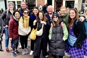 Small Group Walking Tour - Hello Amsterdam - Beurs van Berlage: money made into architecture
