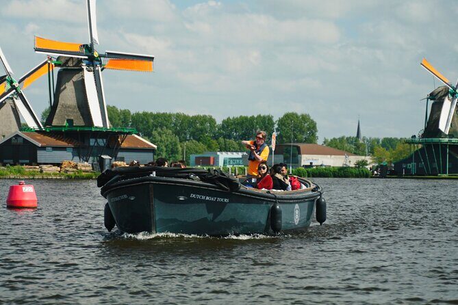 Zaanse Schans Windmill Cruise - UNESCO Windmills With Live Guide - Mobile ticket and getting there without stress