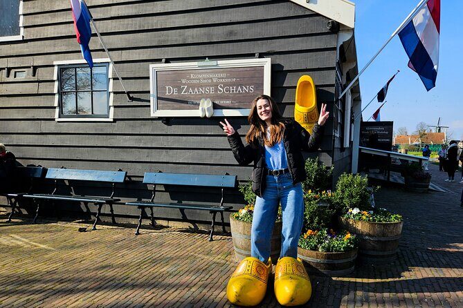 Zaanse Schans Windmills, Cheese and Volendam Tour from Amsterdam - Clog factory demonstrations and souvenir reality