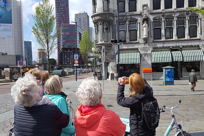 Rotterdam Bike Tour - all the Highlights - Kop van Zuid and Hotel New York: the Meuse River’s other story