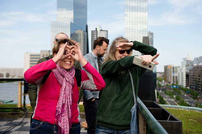 Rotterdam Rooftop tour - Grotekerkplein: Rooftop Views and Social Use Near Laurenskerk